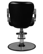 Load image into Gallery viewer, "Lauren" Black Salon Styling Chair Round Base