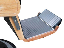 Load image into Gallery viewer, Icarus &quot;Wilson&quot; Modern Black Barber Chair With Heavy Duty Base, Wood Trims
