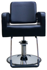Icarus "Piney" Black Reclining Multi-purpose Salon Styling Chair