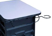 Load image into Gallery viewer, Icarus &quot;Hawkeye&quot; Salon Trolley with Locking Doors With Table Top
