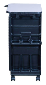 Icarus "Hawkeye" Salon Trolley with Locking Doors With Table Top