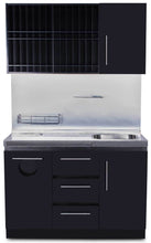Load image into Gallery viewer, Icarus Modern Style Wood Color Bar with Sink
