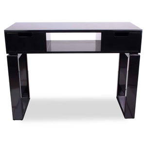 Icarus "Ming" Manicure Table With Glass Top