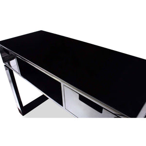 Icarus "Ming" Manicure Table With Glass Top