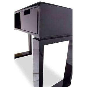 Icarus "Ming" Manicure Table With Glass Top
