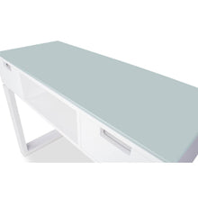 Load image into Gallery viewer, Icarus &quot;Ming&quot; Manicure Table With Glass Top
