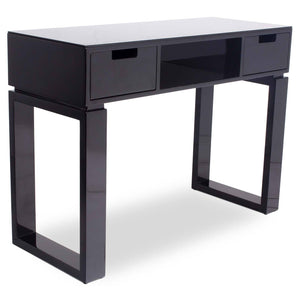 Icarus "Ming" Manicure Table With Glass Top