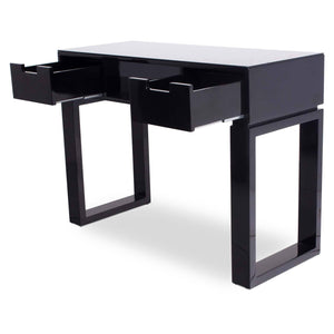 Icarus "Ming" Manicure Table With Glass Top