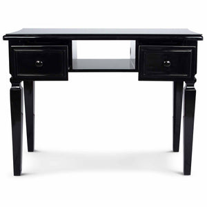 Icarus "Yao" Manicure Table With Glass Top