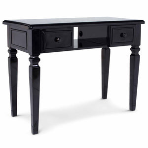 Icarus "Yao" Manicure Table With Glass Top