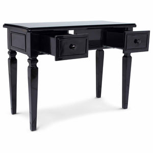 Icarus "Yao" Manicure Table With Glass Top