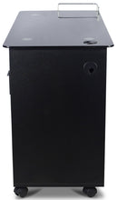 Load image into Gallery viewer, Icarus &quot;Superb&quot; Black Manicure Table With Glass Top
