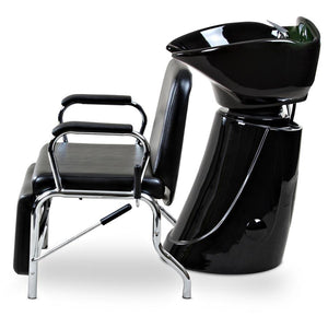 "Liger" Reclining Salon Shampoo Chair Backwash Unit Package